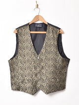 アメリカ製 ペイズリー 織り柄 ベスト
