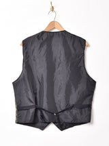 アメリカ製 ペイズリー 織り柄 ベスト