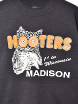 アメリカ製 HOOTERS ロゴプリント スウェットシャツ