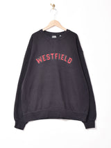 ビッグシルエット デザイン スウェットシャツ