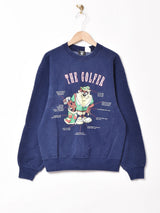 アメリカ製 ダズマニアン・デビル プリントスウェットシャツ