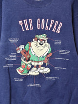 アメリカ製 ダズマニアン・デビル プリントスウェットシャツ