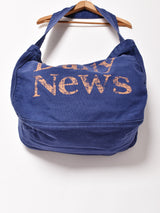 【2色展開】後染め ニュースペーパーバッグ【Daily News】