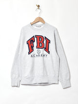 アメリカ製 Lee FBI Academy パッチ スウェットシャツ
