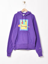 Champion ロゴプリント リバースウィーブ スウェットパーカー