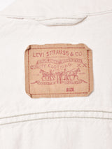 チュニジア製 Levi's ホワイトデニムジャケット