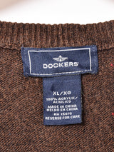 DOCKERS アーガイルニットベスト