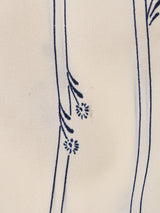 総柄 長袖ブラウス