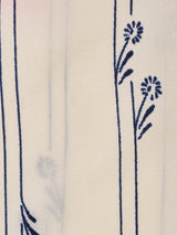 総柄 長袖ブラウス