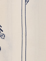 総柄 長袖ブラウス