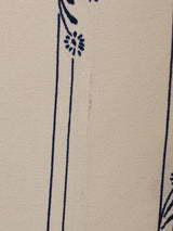 総柄 長袖ブラウス