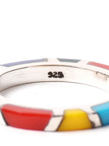 カラフルストーン シルバーリング