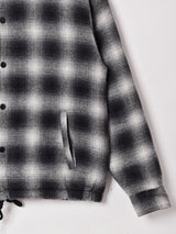 TEMPTATION ウール混 オンブレチェック柄 ジャケット