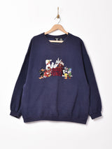 Looney Tunes 刺繍スウェットシャツ