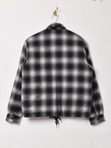 TEMPTATION ウール混 オンブレチェック柄 ジャケット