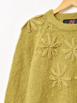 フラワー セーター