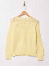 フラワーデザイン セーター