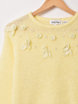 フラワーデザイン セーター