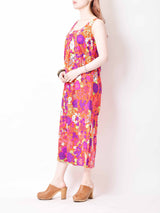 Sears ハワイアンワンピース 総柄オレンジ