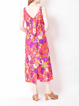 Sears ハワイアンワンピース 総柄オレンジ