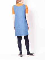 ミニマルデザイン デニムワンピース