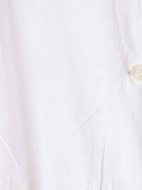 フロントボタン クロップブラウス