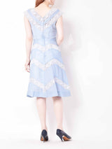 50s〜60s カットワーク切り替え ヴィンテージドレス
