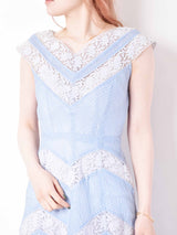 50s〜60s カットワーク切り替え ヴィンテージドレス