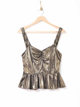 メタリックゴールド ビスチェ