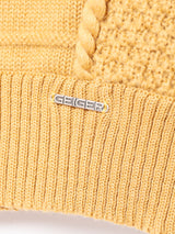 ロープ編み スイッチング チロルカーディガン