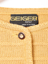 ロープ編み スイッチング チロルカーディガン