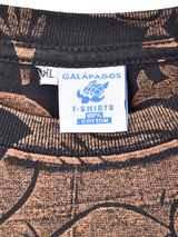 アニマルモチーフ 総柄Tシャツ