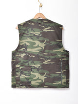 カモフラージュ柄 ハンティングベスト