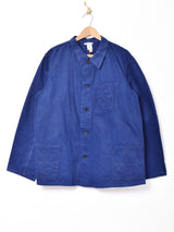 ユーロワークジャケット ヘリンボーンツイル