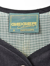 チロリアン リネンベスト ブラック