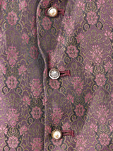 アラベスク調デザイン スーツベスト