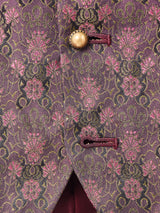 アラベスク調デザイン スーツベスト