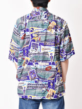 NFL VIKINGS 総柄 ショートスリーブシャツ