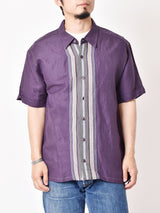 ストライプデザイン ショートスリーブシャツ