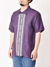 ストライプデザイン ショートスリーブシャツ