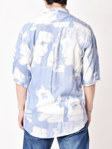 フェイスプリント総柄 ショートスリーブシャツ