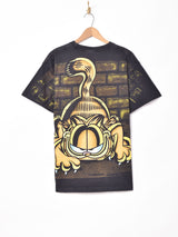 ガーフィールド プリントTシャツ ブラック アメリカ製