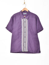 ストライプデザイン ショートスリーブシャツ