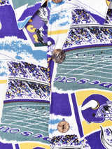 NFL VIKINGS 総柄 ショートスリーブシャツ