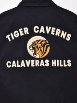 【3色展開】Backers タイガー刺繍 ジップジャケット