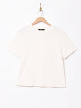 【2色展開】Meridian シュリンクカットソー