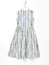 Emerald Motel ストライプ×花柄 サマードレス