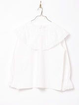 Elcaminoビッグカラー 長袖ブラウス