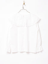 Elcaminoビッグカラー 長袖ブラウス