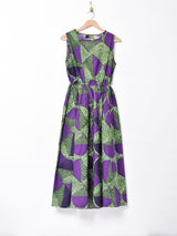 【2色展開】Emerald Motel バティックプリントドレス